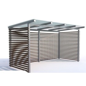 wiata na 10 rowerów/ 420 cm|Wyposażenie sklepów i instytucji  - Kreuj swój biznes z 4store.pl