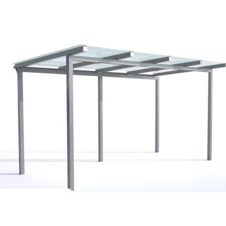 Wiata rowerowa "Pablo" niezabudowana, na 10 rowerów, 420 cm , ocynkowana ogniowo Krajowy wiaty wózkowe i rowerowe - 4store.pl