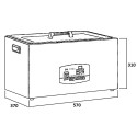 Sous Vide CSV-20 - rysunek techniczny z wymiarami 570x370x310 mm