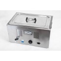 Sous Vide CSV-26 - widok z przodu, pokrywa, kranik, wyłącznik i pokrętło termostatu