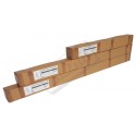 Regał wystawowy składany aluminiowy, 4 półki - trzy kartony z regałem w opakowaniu