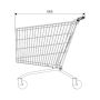 Wózek sklepowy MEC 210 Kifato MK Wózki metalowe - 4store.pl