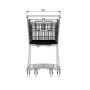 Wózek sklepowy KMK 130 Kifato MK Wózki metalowe - 4store.pl