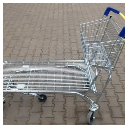 Wózek transportowy 60 Mec 500 Krótki kosz górny, platforma Kifato MK Urządzenia magazynowe - 4store.pl