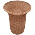 Kosz ekspozycyjny duży fi 72 cm, wysokość 89 cm, wiklinowy, promocyjny