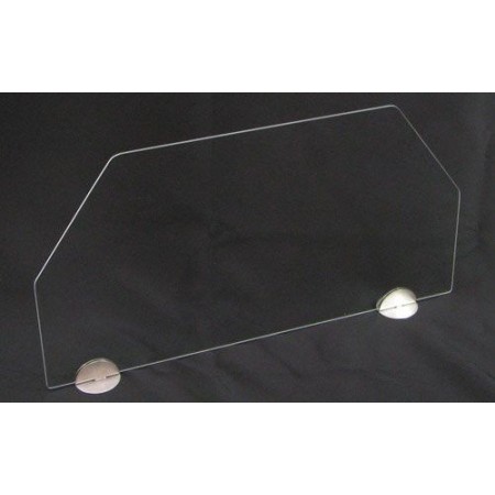 Przegroda ruchoma do lady chłodniczej z pleksi 3 mm bez uchwytów Ikmet Wyposażenie stoisk sklepowych - 4store.pl