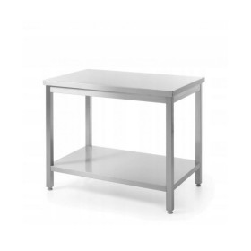 Stół roboczy centralny, z półką, stal nierdzewna, 1600 x 600 x 850 mm, skręcany Hendi Stoły nierdzewne - 4store.pl