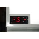 Szafoboneta mroźnicza 251 l - panel sterowania z wyświetlaczem temperatury