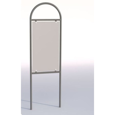 Tablica informacyjno - reklamowa Roma, stal ocynkowana malowana Krajowy Tablice i gabloty - 4store.pl