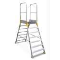 Mostek dwustronny Forte, drabina, podest, 3 stopnie
