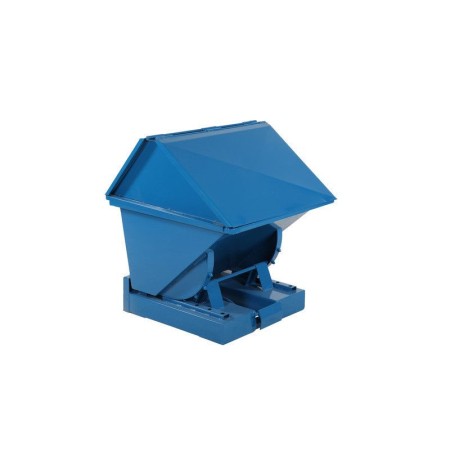 Kontener samowyładowczy TIPPO 400, zabudowany, z drzwiczkami, 1235x860x1110 mm, ładowność 1500 kg Import Szwecja Urządzenia maga