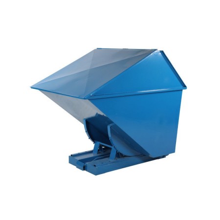 Kontener samowyładowczy TIPPO 1300, zabudowany, z drzwiczkami, 1700x1230x1545 mm, ładowność 2000 kg Import Szwecja Urządzenia ma