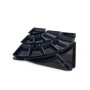 Komplet pojemników "Amfiteatr 2" 80 x 80 cm głębokość 5 lub 8 cm, 13 szt. pojemniki czarne z plexi, producent: Dupont, Plexiline