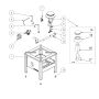 Taboret gazowy, pojedynczy, pomocniczy Standard Line, 5 kW, G30 Stalgast Sp. z o.o. Kuchenki - 4store.pl