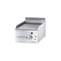 Płyta grillowa gazowa, ryflowana, 6,5 kW, G20
