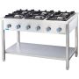 Kuchnia gazowa, 6-palnikowa, 700 mm, 32.5 kW, G20 Stalgast Sp. z o.o. Kuchenki - 4store.pl