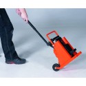 Podnośnik hydrauliczny TB200 - transport na kółku za pomocą wysuwanego drążka