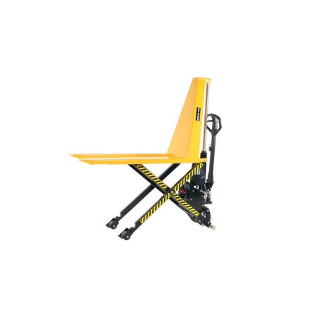 Wózek paletowy nożycowy, elektryczny PL 1000, pojedynczy tłok Import Szwecja Wózki paletowe - 4store.pl