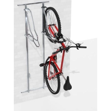 Wieszak na rowery Lift - 2 Premium, na profilu nośnym, stal ocynkowana Krajowy Stojaki na rowery - 4store.pl