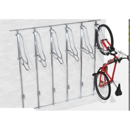 Wieszak na rowery Lift - 6 Premium, na profilu nośnym, stal ocynkowana Krajowy Stojaki na rowery - 4store.pl