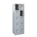 Szafa metalowa 10-skrytkowa Krajowy Szafy BHP i skrytkowe - 4store.pl