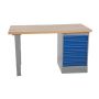Stół roboczy z deską dębową, 6 szuflad, 2000 mm, udźwig 500 kg Import Szwecja Drabiny, podesty, schodki - 4store.pl