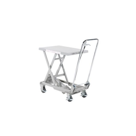 Stół podnośnikowy aluminiowy, unoszący 100 kg Import Szwecja Drabiny, podesty, schodki - 4store.pl