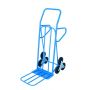 Wózek taczkowy składany, z podestem, na kółkach, udźwig 200 kg Import Szwecja Wózki spawalnicze i do beczek - 4store.pl