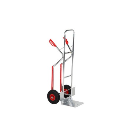 Wózek taczkowy aluminiowy, platforma składana, udźwig 180 kg Import Szwecja Wózki spawalnicze i do beczek - 4store.pl