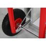 Wózek taczkowy aluminiowy, platforma składana, udźwig 180 kg Import Szwecja Wózki spawalnicze i do beczek - 4store.pl