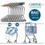 Wózek sklepowy Twin2t BAG, Rabtrolley Rabtrolley Wózki z tworzywa - 4store.pl
