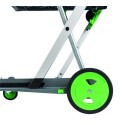 Wózek transportowy CLAX - koło i składany stelaż w kształcie litery X