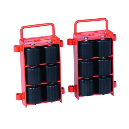 Rolki do transportu maszyn, 12 ton Import Szwecja Pozostałe (rolki, betoniarki) - 4store.pl