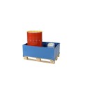 Pojemnik| zbiornik metalowy na paletę| 400 l