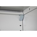 Szafa metalowa SWED 3, szara Import Szwecja Szafy BHP i skrytkowe - 4store.pl