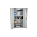 Szafa metalowa SWED 3, szara Import Szwecja Szafy BHP i skrytkowe - 4store.pl