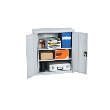 Szafa metalowa SWED 90, szara Import Szwecja Szafy BHP i skrytkowe - 4store.pl