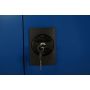 Szafa metalowa Economy niebiesko - szara Import Szwecja Szafy BHP i skrytkowe - 4store.pl