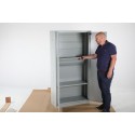 Szafa metalowa SWED Easy 180x90x40| szara
