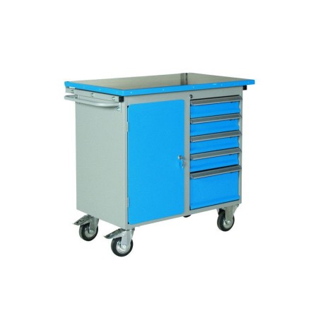 Wózek narzędziowy 5+1 vinyl Import Szwecja Urządzenia magazynowe - 4store.pl