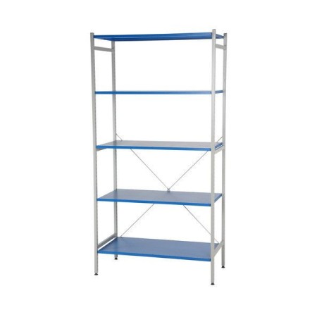 Zestaw półek 1, regał magazynowy, 5 półek Import Szwecja Regały towarowe - 4store.pl