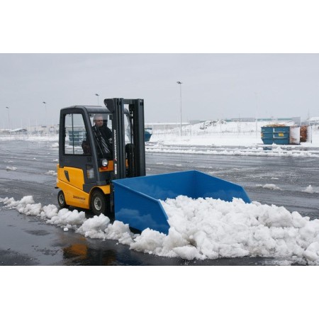 Pług z szuflą do wózków widłowych Truckskopa 1000 l Import Szwecja Urządzenia magazynowe - 4store.pl