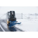 Pług śnieżny do wózka widłowego 2000 mm - odśnieżanie parkingu wózkiem widłowym