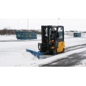 Pług śnieżny do wózka widłowego 1800 mm - odśnieżanie parkingu wózkiem widłowym