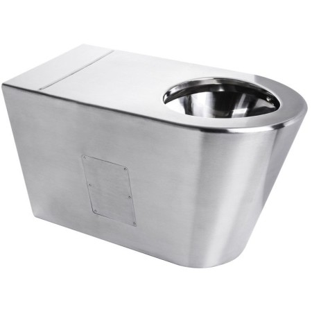 Misa WC dla niepełnosprawnych stal szlachetna matowa Krajowy Higiena w sklepie - 4store.pl