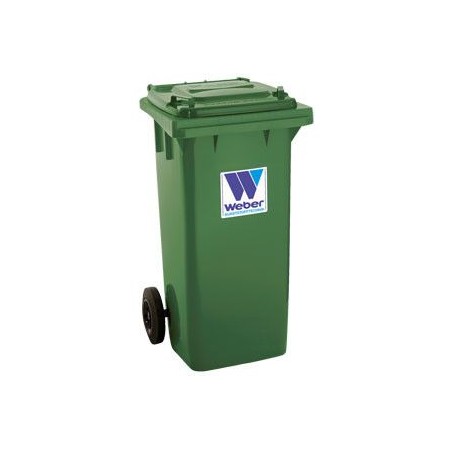 Pojemnik na śmieci lub odpady, 2 koła, 120 l Krajowy Kosze na śmieci - 4store.pl