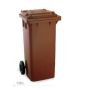 Pojemnik na śmieci lub odpady, 2 koła, 120 l Krajowy Kosze na śmieci - 4store.pl