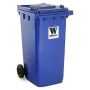 Pojemnik na śmieci lub odpady, 2 koła, 240 l Krajowy Kosze na śmieci - 4store.pl