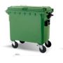 Pojemnik na śmieci lub odpady, 4 koła, 660 l Krajowy Kosze na śmieci - 4store.pl