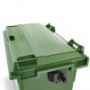 Pojemnik na śmieci lub odpady, 4 koła, 660 l Krajowy Kosze na śmieci - 4store.pl